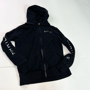 Sam Smith Jacket Womens L Black Thrills 2018 Tour Full-Zip Hoodie